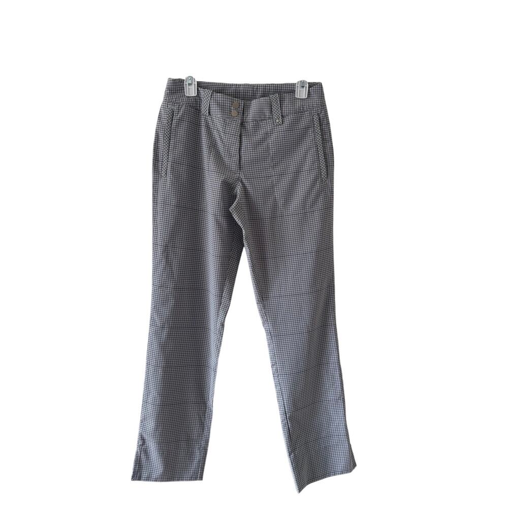 Nike Golf Dri-Fit Checked Golf Pants Size 4 - Picture 2 of 10